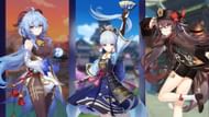 DPS Characters in Genshin Impact (Image via miHoYo)